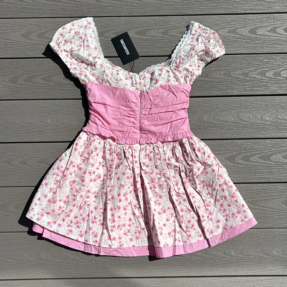 Briellyn Mini Dress - Pink Floral - Picture 7 of 15